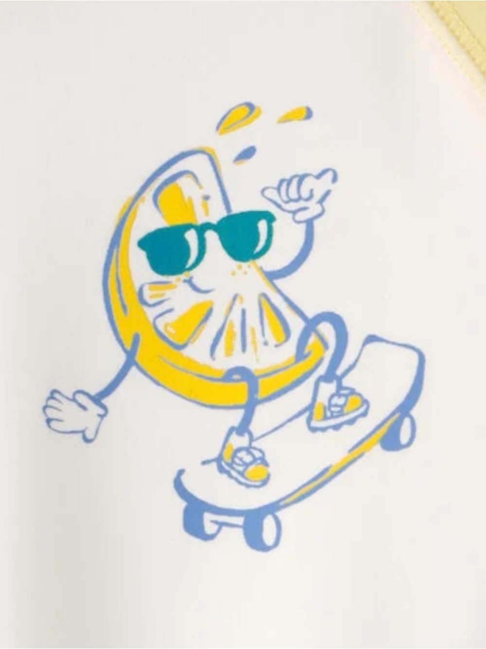 Carter’s Lemon Rash Guard Swim Set in 4T - Picture 4 of 7